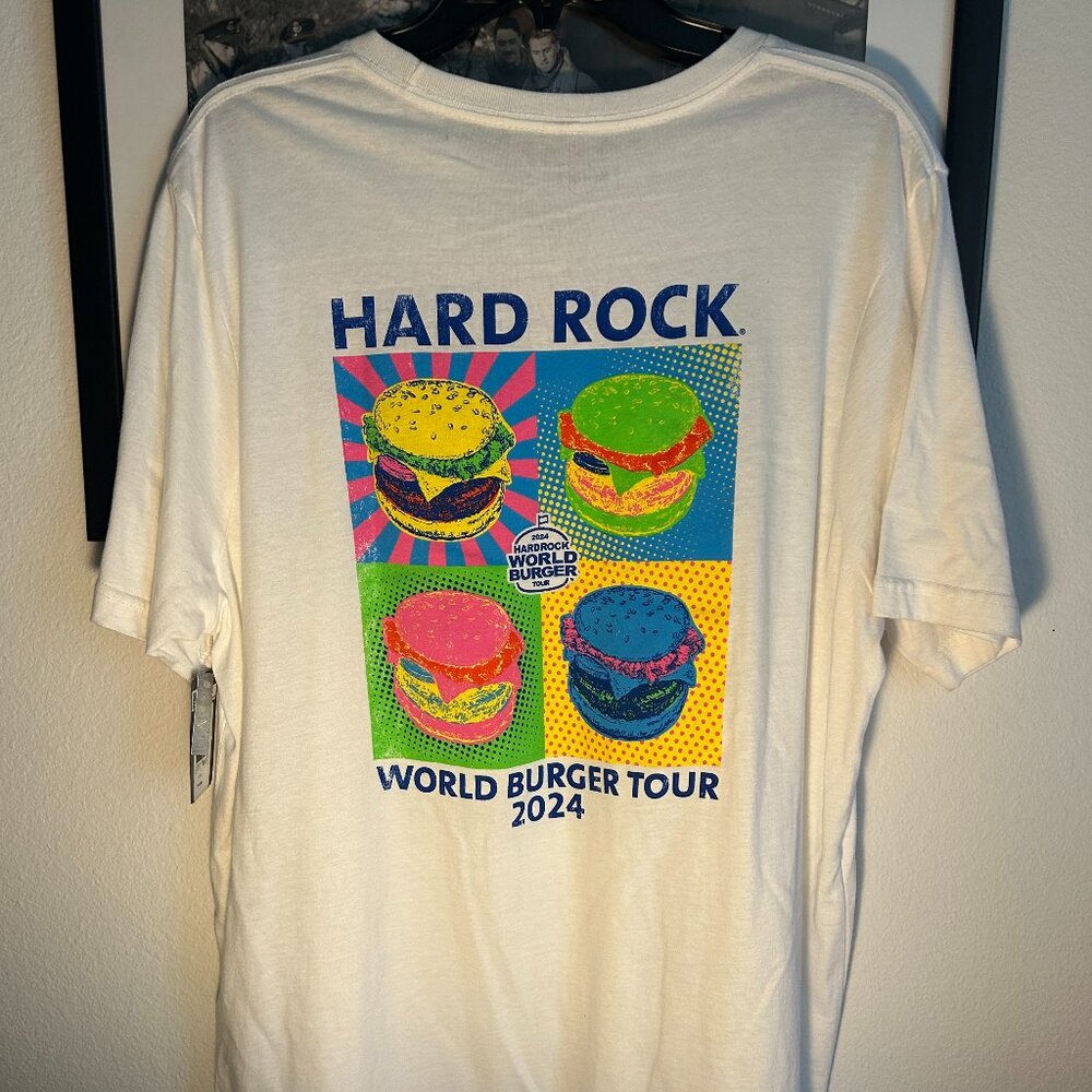 Hard Rock Cafe World Burger Tour 2024 tee
